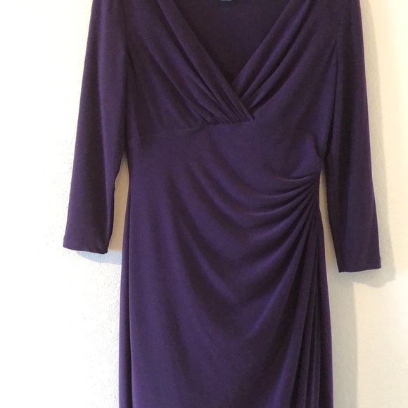 2/40$ Ralph Lauren purple dress - Picture 4 of 5